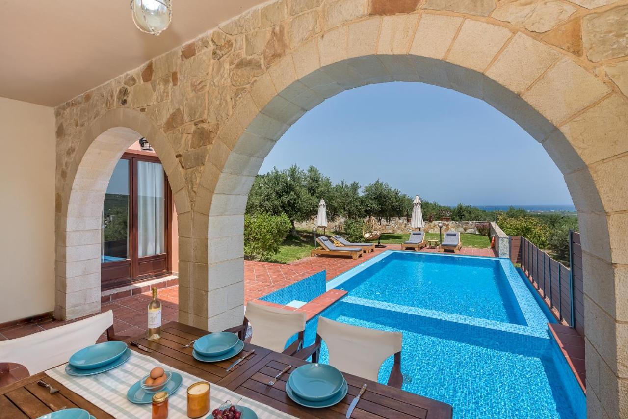 Villa Katerina With Eco Heated Pool Spiliá Exterior foto