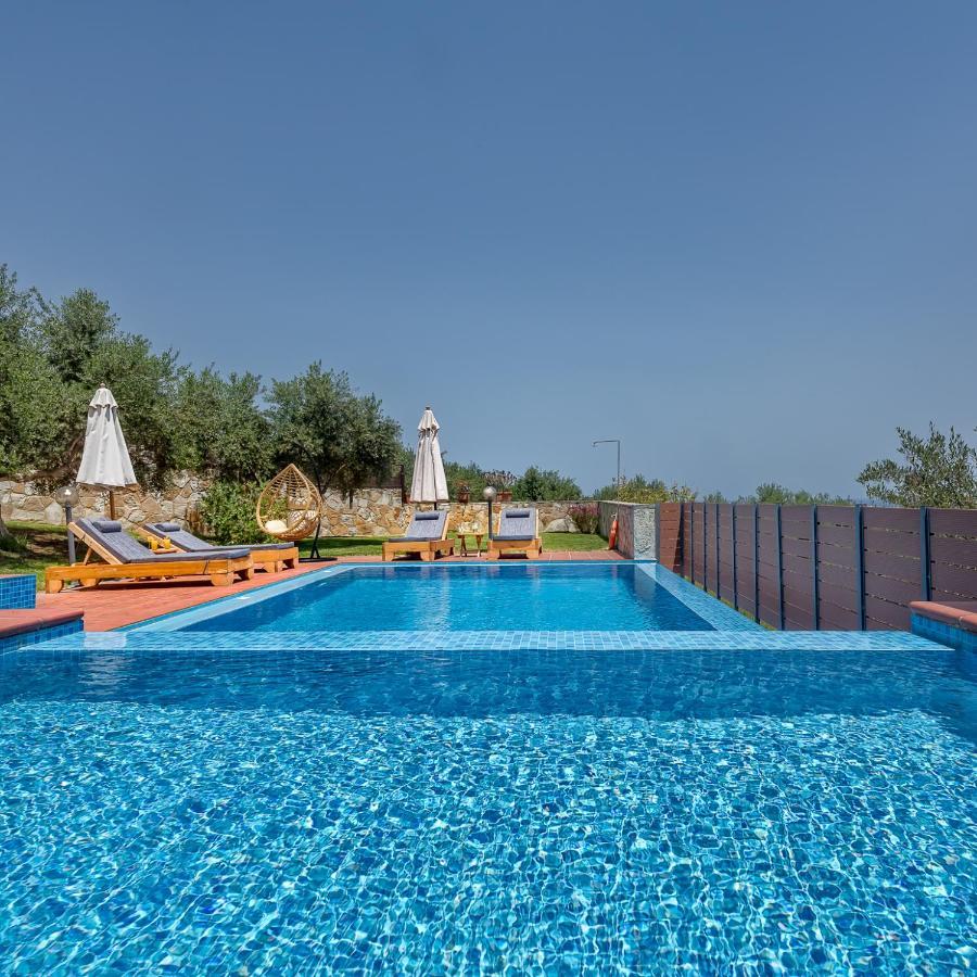 Villa Katerina With Eco Heated Pool Spiliá Exterior foto